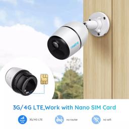Reolink Go Plus Smart 4MP 4G Battery Security Camera