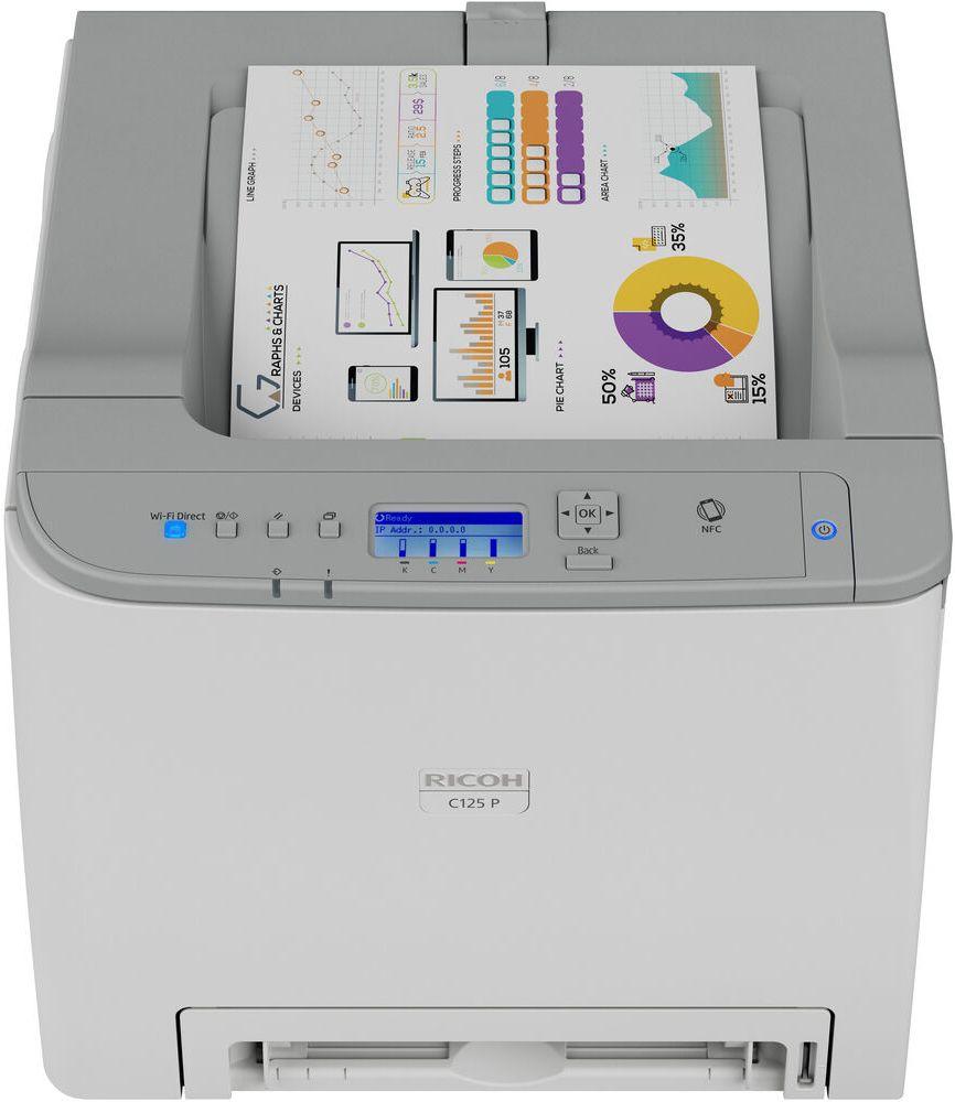 RICOH C125 P Color Laser Printer