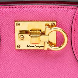 Salvatore Ferragamo Calfskin Studio Small Tote