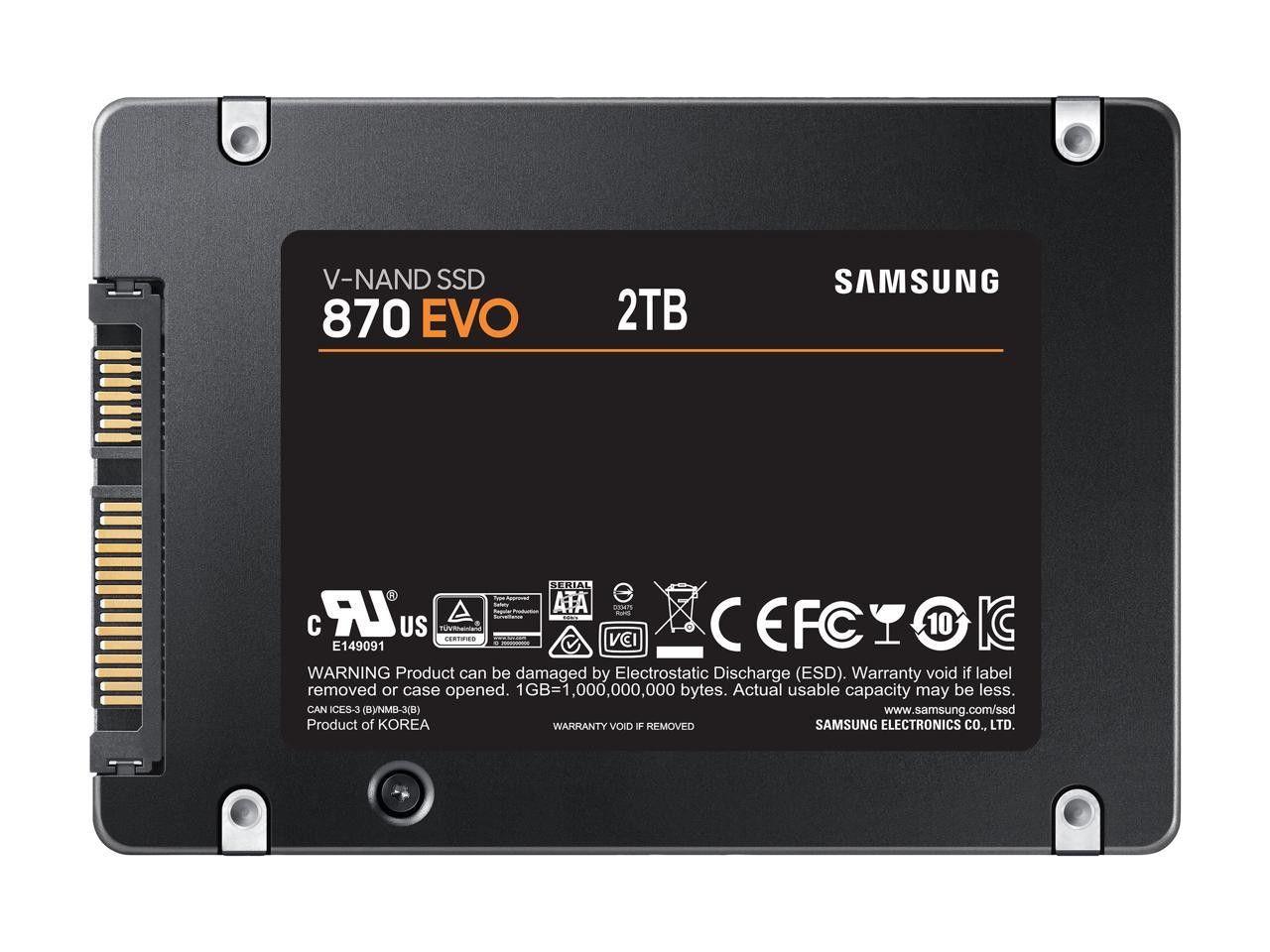 Refurbished Samsung 870 EVO SATA 2.5" Interval SSD - Reebelo Canada