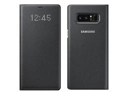 Samsung Clear View Cover Phone Case for Galaxy Note 8 - Black
