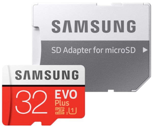 Samsung Evo Plus MicroSDXC with SD Adapter