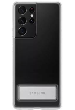 Samsung Clear Standing Cover Phone Case for Galaxy S21 Ultra (5G)
