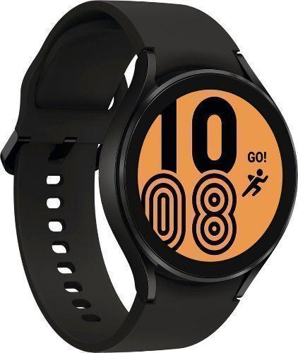 Samsung Galaxy Watch4 (Bluetooth) - 16GB - 40mm - Black Aluminum Case with Black Fluoroelastomer Sport Band