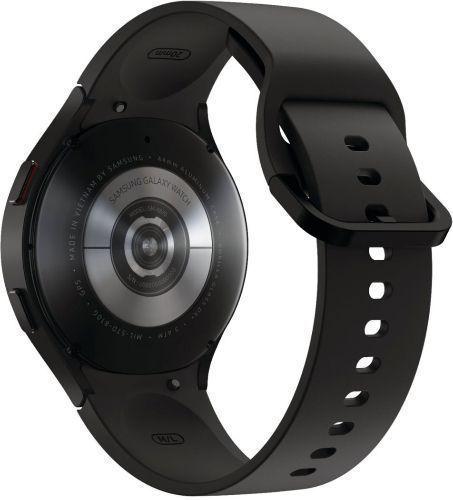 Samsung Galaxy Watch4 (Bluetooth) - 16GB - 40mm - Black Aluminum Case with Black Fluoroelastomer Sport Band