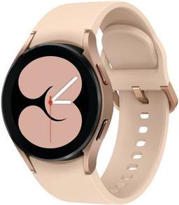 Samsung Galaxy Watch4 (Bluetooth) - 16GB - 40mm - Gold Aluminum Case with Pink Fluoroelastomer Sport Band