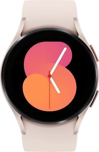 Samsung Galaxy Watch5 (Bluetooth) - 16GB - 40mm - Pink Gold Aluminum Case with Pink Fluoroelastomer Sport Band
