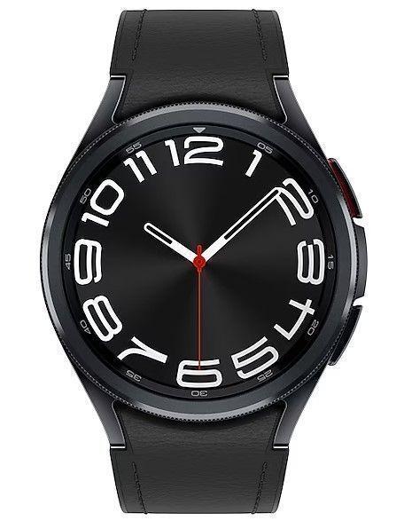 Samsung Galaxy Watch6 (Bluetooth) - 16GB - 47mm - Black Classic (Stainless Steel) Case with Black Fluoroelastomer Sports Band