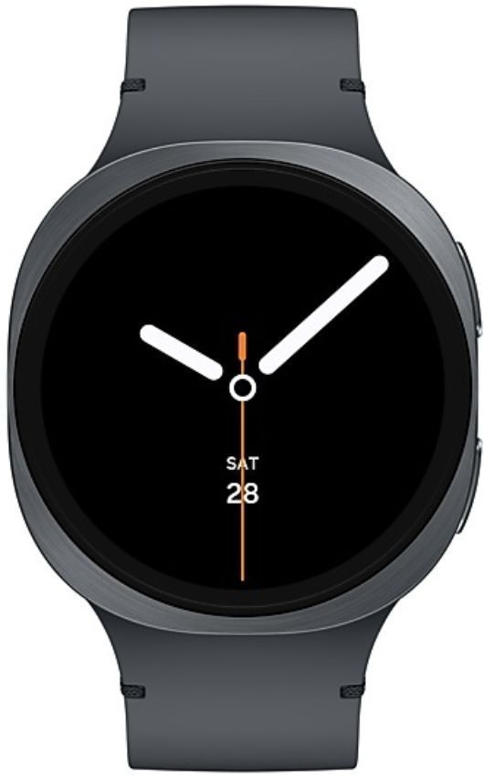 Galaxy Watch8 (Bluetooth + LTE) - 32GB - 44mm - Graphite Aluminum Case with Graphite Silicone Sport Band - Small/Medium Size