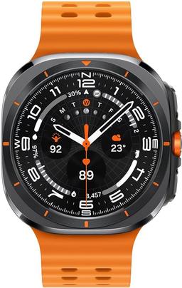 Galaxy Watch Ultra - 32GB - 47mm - Titanium Gray Titanium Case with Orange Silicone Marine Band