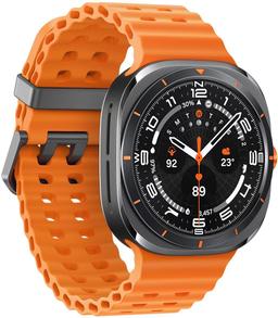 Galaxy Watch Ultra - 32GB - 47mm - Titanium Gray Titanium Case with Orange Silicone Marine Band