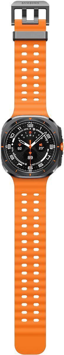 Galaxy Watch Ultra - 32GB - 47mm - Titanium Gray Titanium Case with Orange Silicone Marine Band