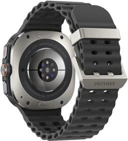 Galaxy Watch Ultra - 32GB - 47mm - Titanium Silver Titanium Case with Dark Grey Silicone Marine Band