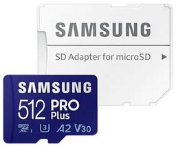Samsung Pro Plus microSD with Adapter - 512GB - Blue