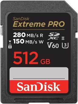 SanDisk Extreme PRO SDXC UHS-II Memory Card (280MB/s)