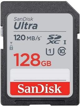 Sandisk Ultra SDHC C10 UHS-I Memory Card (120MB/s)