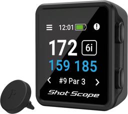 Shot Scope H4 Handheld Golf GPS with Shot Tracking - Black