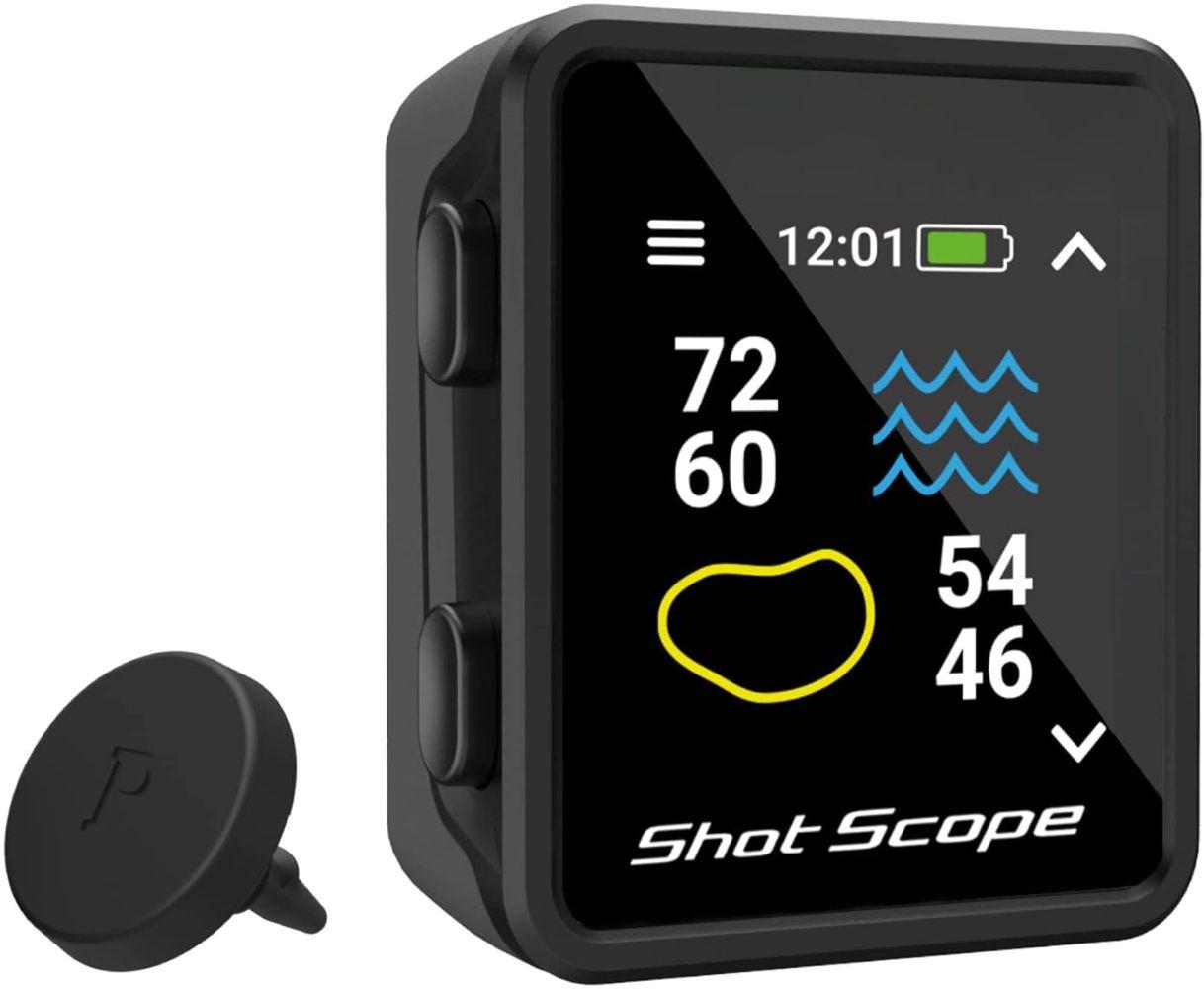 Shot Scope H4 Handheld Golf GPS with Shot Tracking - Black