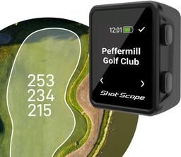 Shot Scope H4 Handheld Golf GPS with Shot Tracking - Black
