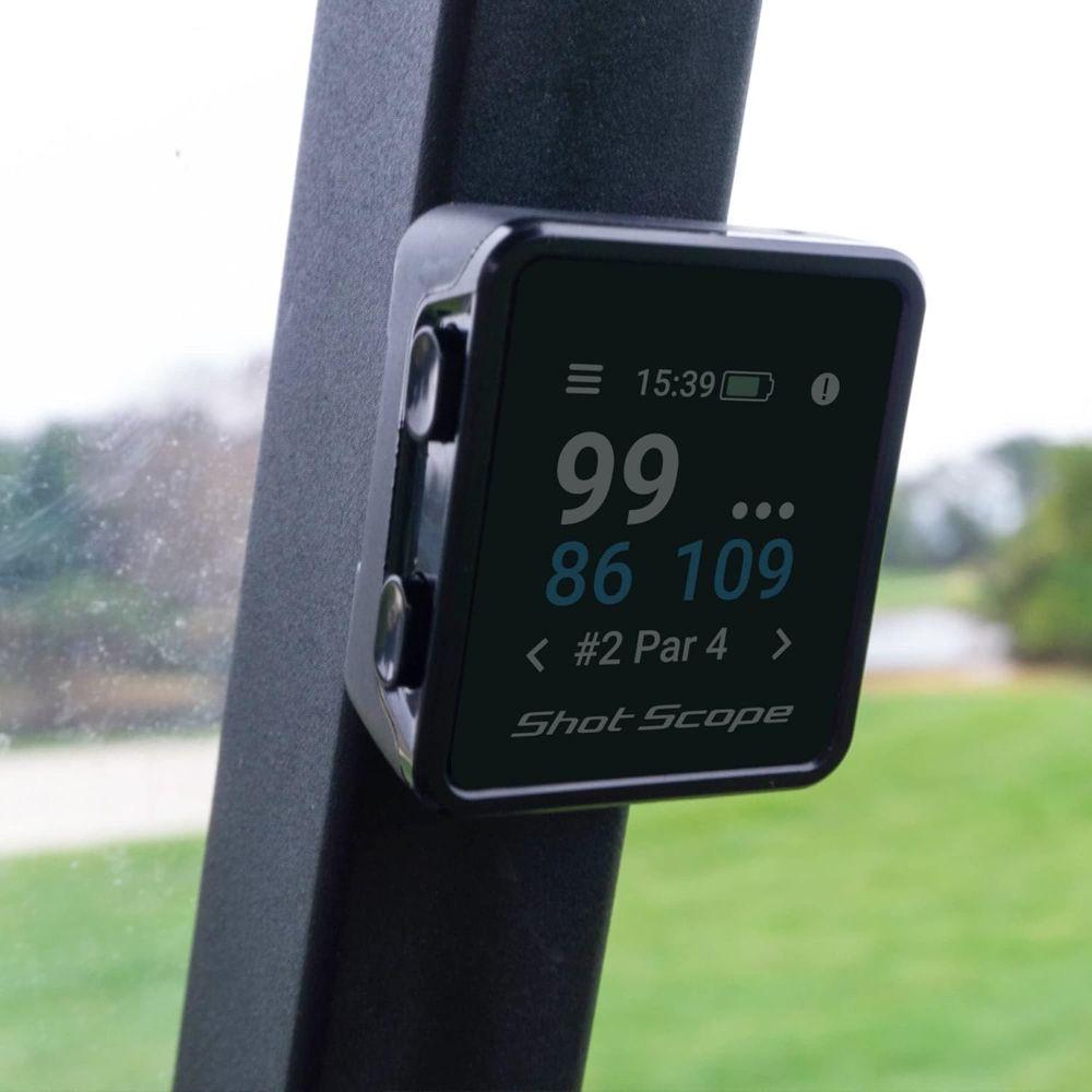 Shot Scope H4 Handheld Golf GPS with Shot Tracking - Black