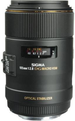 Sigma 105mm f/2.8 EX DG OS HSM Macro Lens for Nikon F