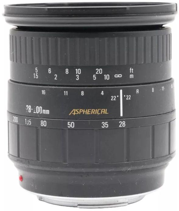 Sigma 28-200mm F3.8-5.6 UC Aspherical Lens for Pentax K - Black
