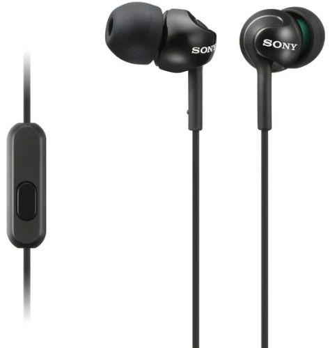Sony MDR-EX110AP/B Step-up Wired Earbuds with Microphones