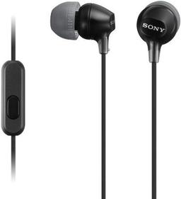 Sony MDR-EX15 In-Ear Lightweight Headphones - Black