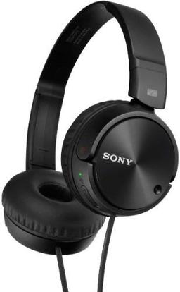 Sony MDR-ZX110NC Noise Canceling On Ear Headphones - Black