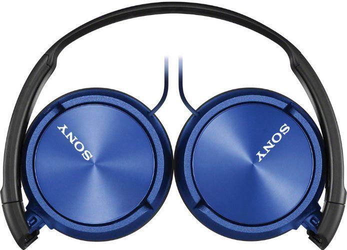Sony MDR-ZX310AP Wired On-Ear Folding Headphones - Blue