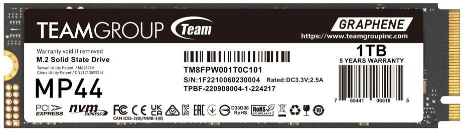 Team Group Elite MP44 M.2 PCIe 4.0 SSD