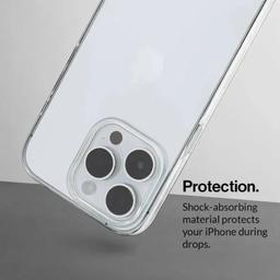 TechUp Gemshell Clear Phone Case for iPhone 15 Pro
