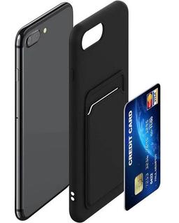 TechUp Silicone TPU Card Slot Case for iPhone 6P / 7P/ 8P