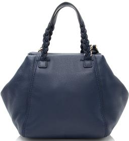 Tory Burch Leather Half Moon Small Satchel