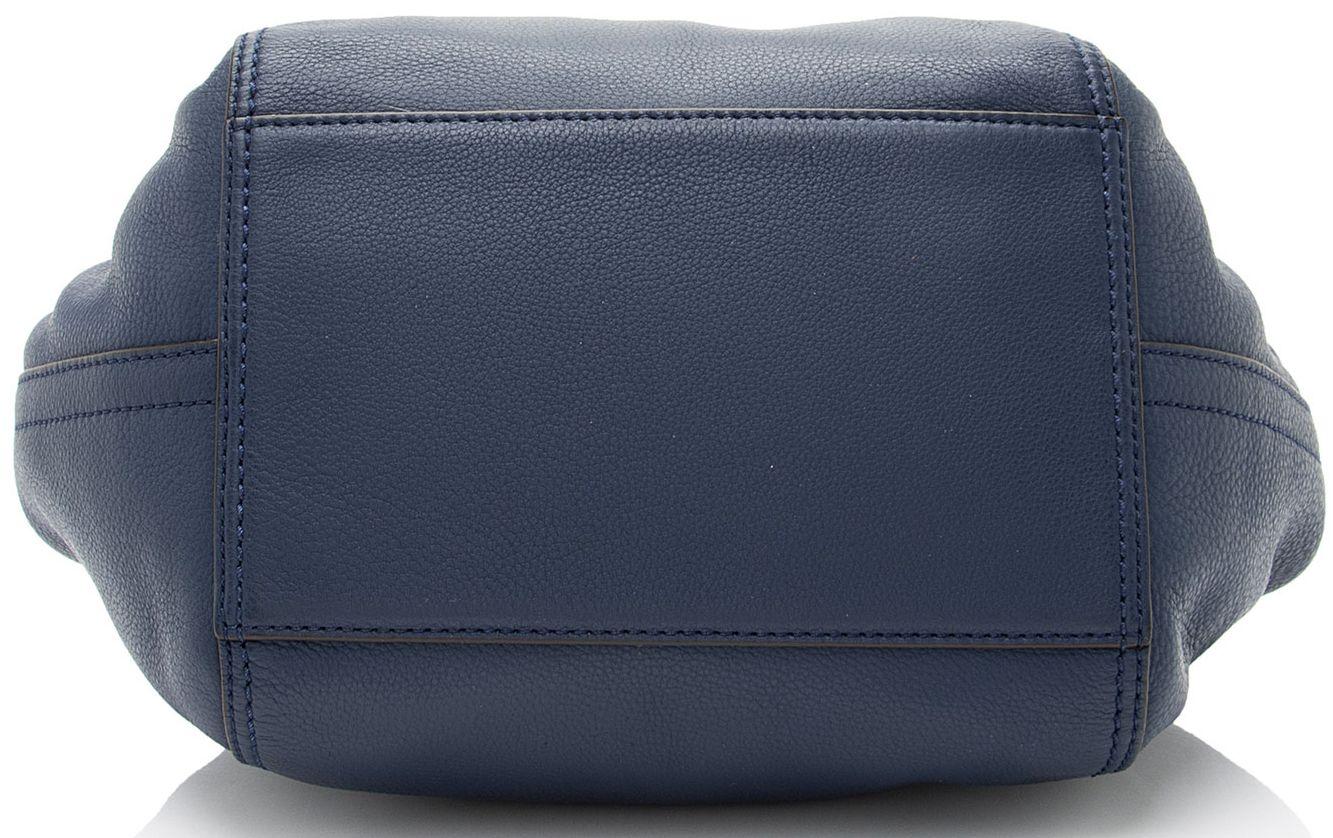 Tory Burch Leather Half Moon Small Satchel