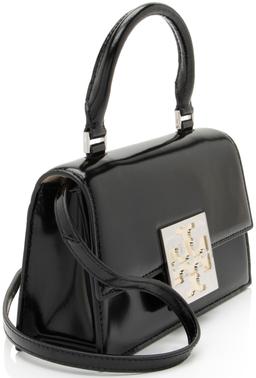 Tory Burch Patent Leather Bon Bon Mini Top Handle