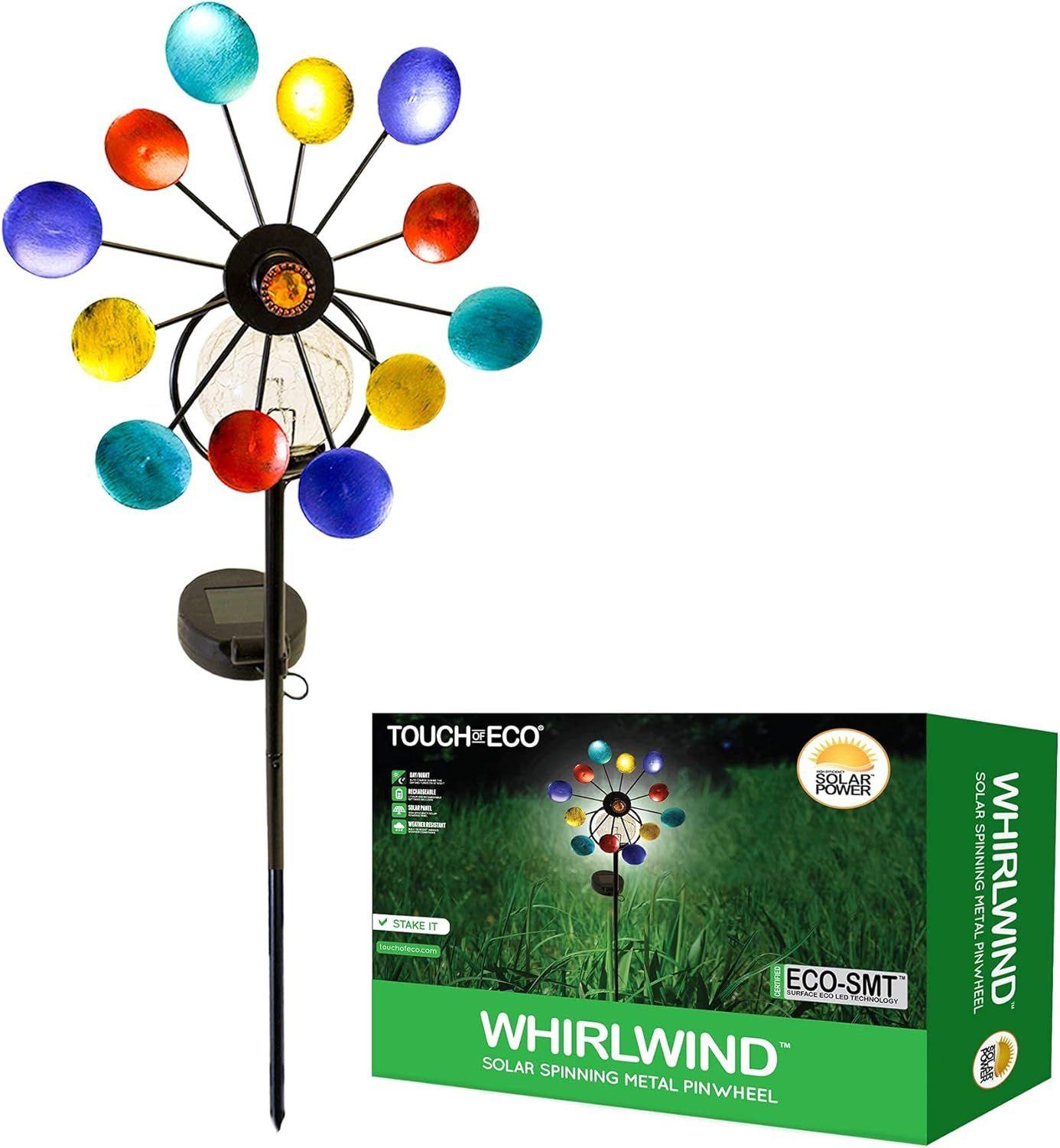 Touch of ECO Solar Pinwheel Stake Lights