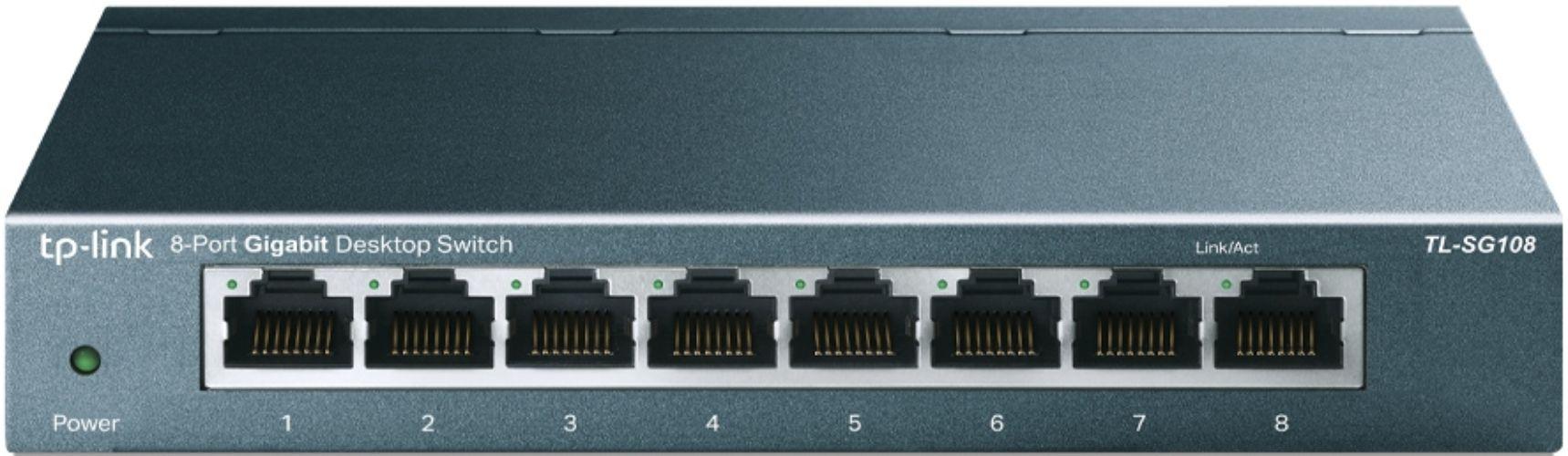 TP-Link TL-SG108 8-Port Gigabit Desktop Switch