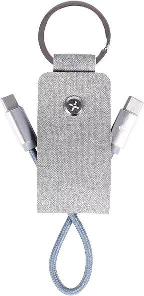 Tylt USB-C to USB-C Portable Keychain Cable