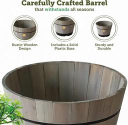 VegTrug Build a Barrel Kit Planter 46cm