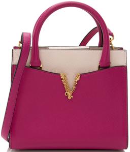 Versace Calfskin Virtus Small Satchel