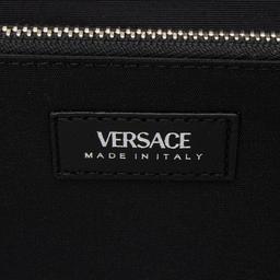 Versace Velvet Quilted Medusa Wallet On Chain