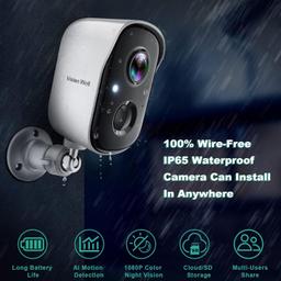 Vision Well CG6S Security Cameras Wireless Outdoor