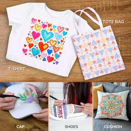 Zenacolor 32 Fabric Markers Pens