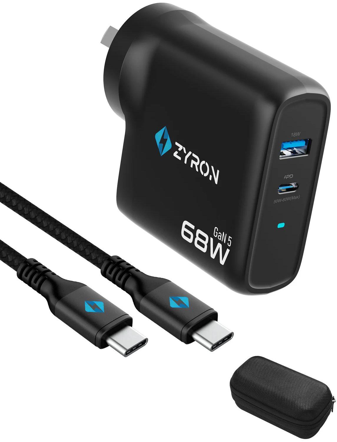 Zyron Powaforce 68W GaN 5 Charger