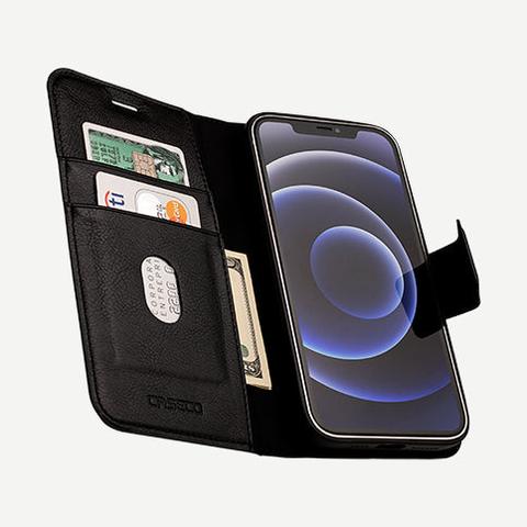 Caseco  MagSafe iPhone 12 Pro Max Cardholder Wallet Case - Bond II - Black - Brand New