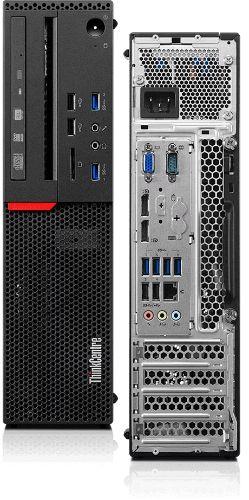 Lenovo  ThinkCentre M900 SFF Desktop + 4K 2-Monitor (Bundle) - Intel Core  i7-6700 3.4GHz - 1TB - Black - 32GB RAM - Excellent