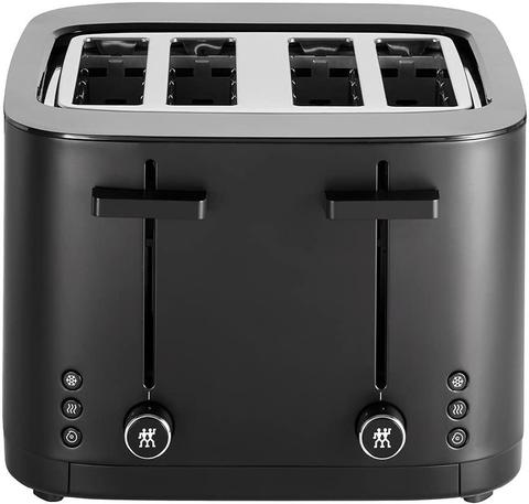 ZWILLING  Enfinigy 4 Slice Toaster with Extra Wide 1.5" - Black - Premium