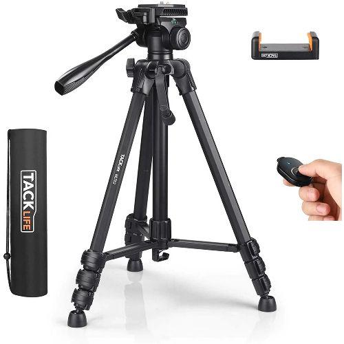 TACKLIFE  Lightweight Aluminum Tripod 60"  in Black in Premium condition