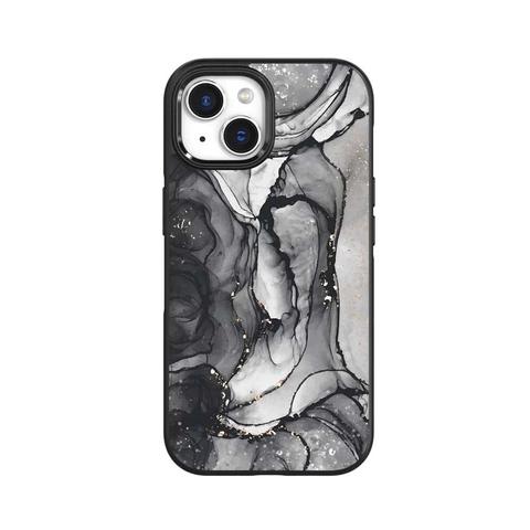 Caseco  iPhone 15 Plus Case With MagSafe - Black Marble - Black - Brand New